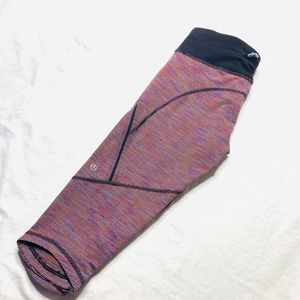 Lululemon Multicolor Crop Leggings Womens